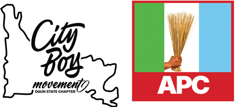 City Boy Movement Ogun State Chapter and APC logo