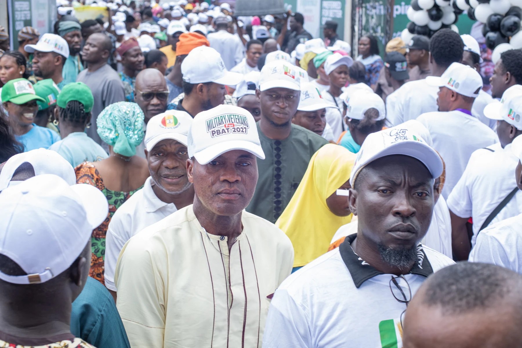 A crowd of attendees at the CBM Ogun inauguration
